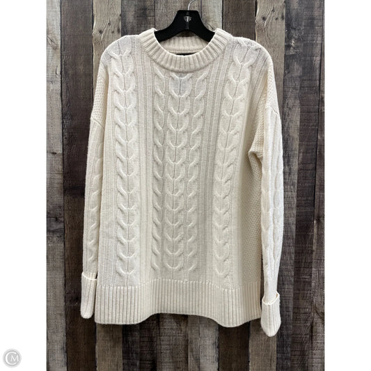 Sweater By Banana Republic In Cream, Size: M