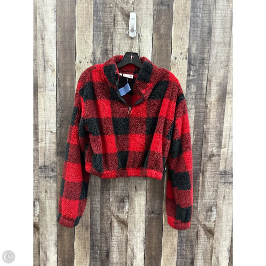 Jacket Fleece By So In Red, Size: S