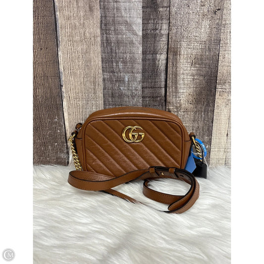 Crossbody Luxury Designer By Gucci, Size: Small