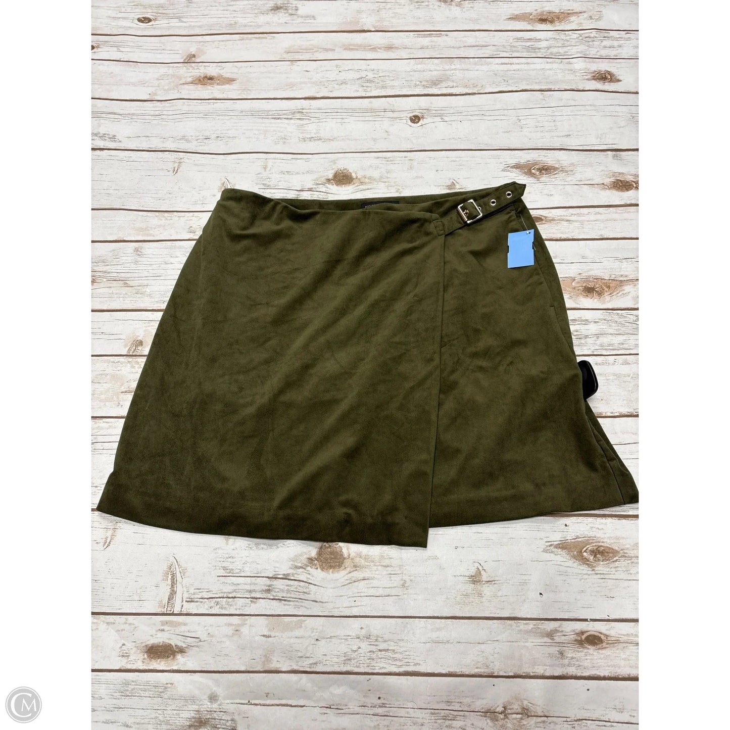 Skirt Midi By Banana Republic In Green, Size: 16