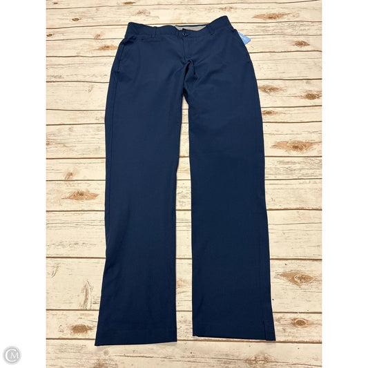 Athletic Pants By Under Armour In Blue, Size: 4