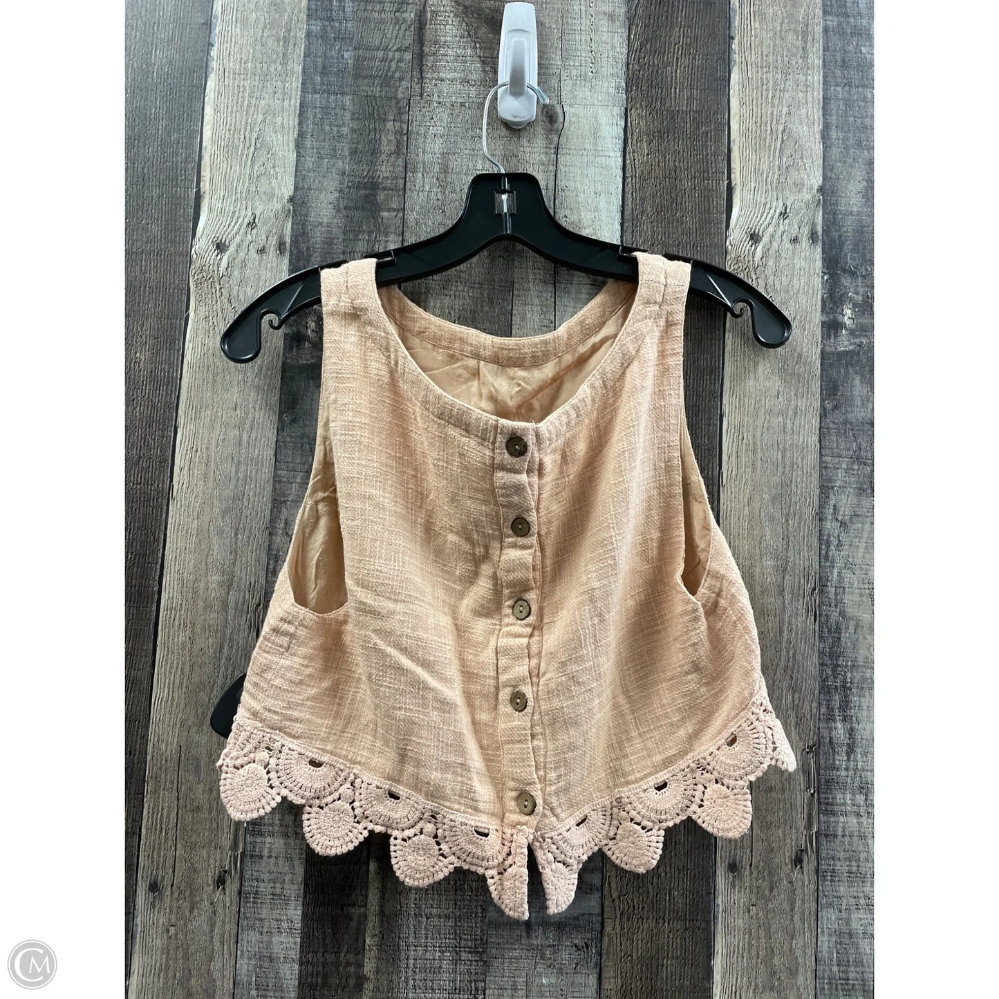 Top Sleeveless By Free People In Orange, Size: S