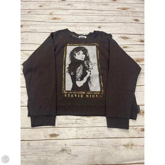 Sweatshirt Crewneck By Daydreamer In Grey, Size: Xl