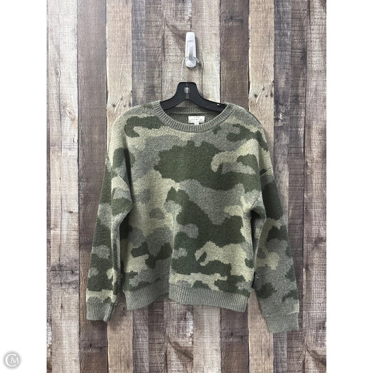 Sweater By Lucky Brand In Camouflage Print, Size: S