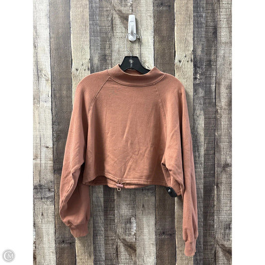 Top Long Sleeve By Aeropostale In Brown, Size: S