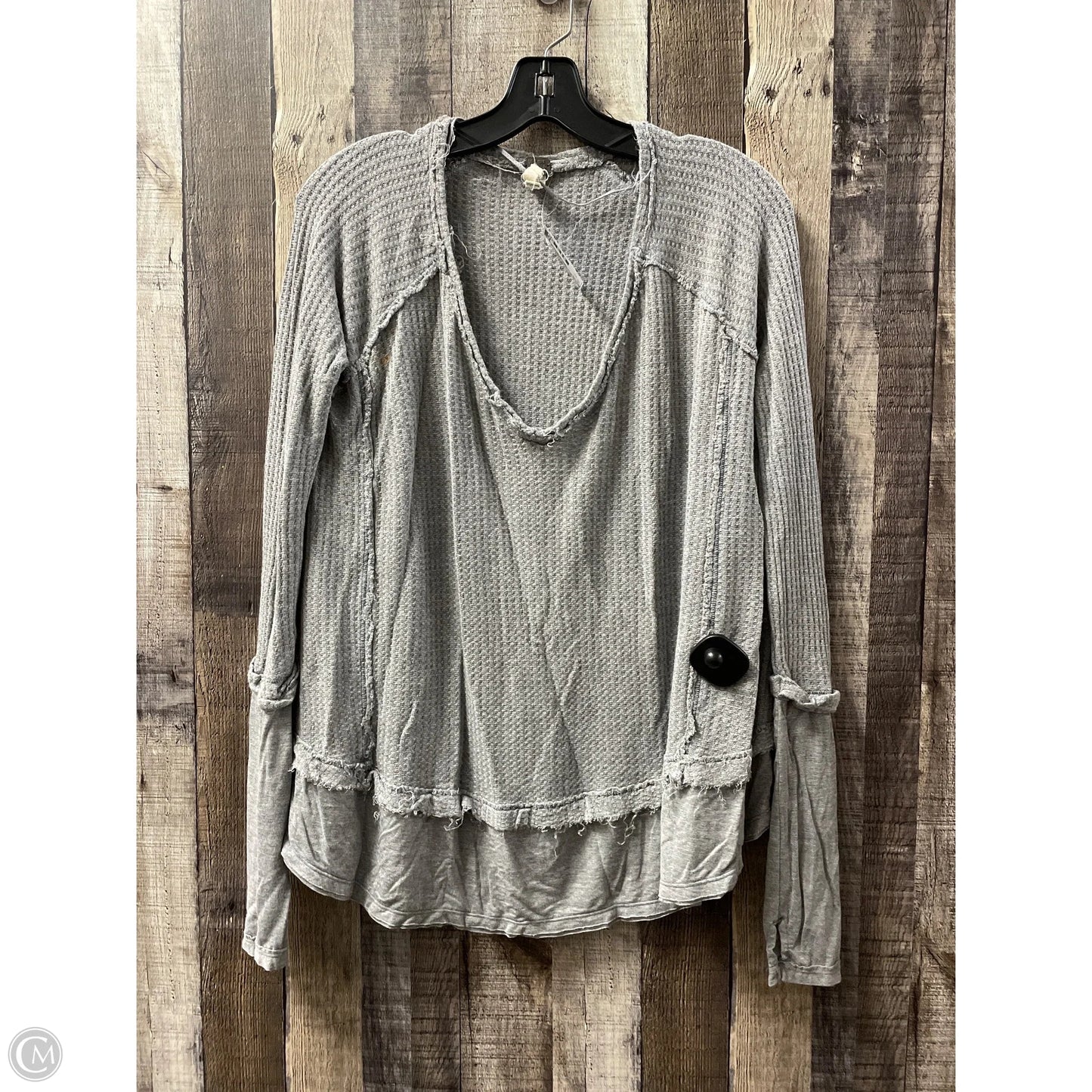 Top Long Sleeve By We The Free In Grey, Size: Xs