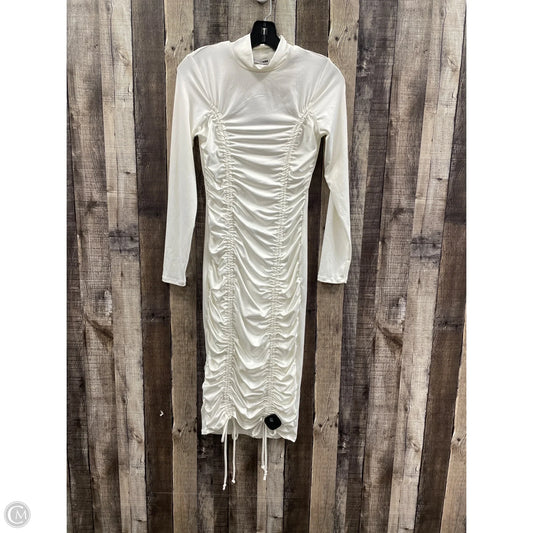 Dress Casual Maxi By Fashion Nova In White, Size: S