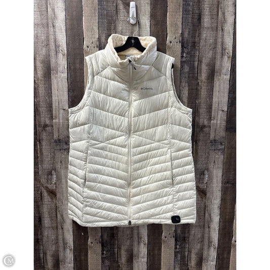 Vest Puffer & Quilted By Columbia In Ivory, Size: 2x