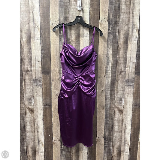 Dress Party Long By Fashion Nova In Purple, Size: Xl