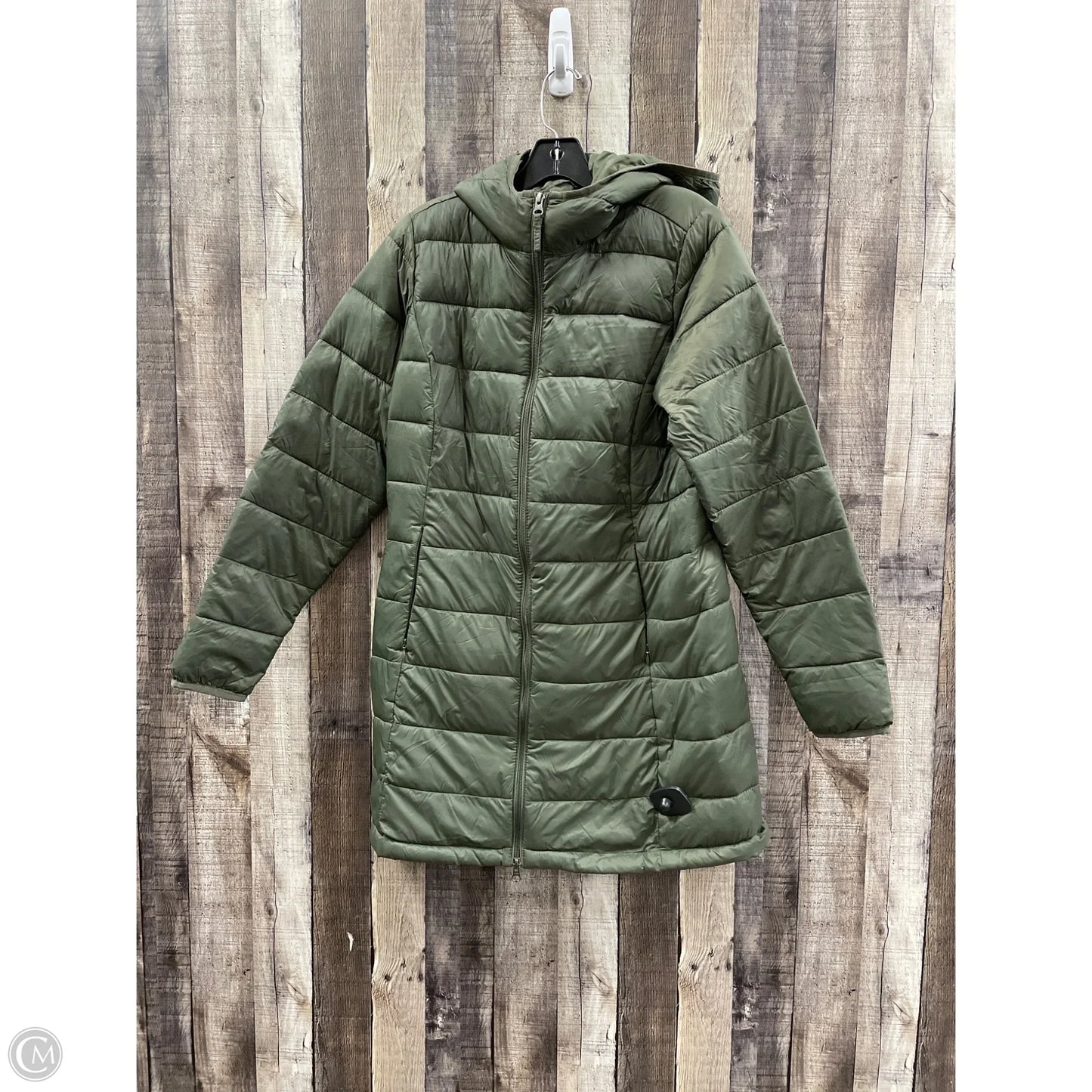 Coat Puffer & Quilted By Amazon Essentials In Green, Size: M