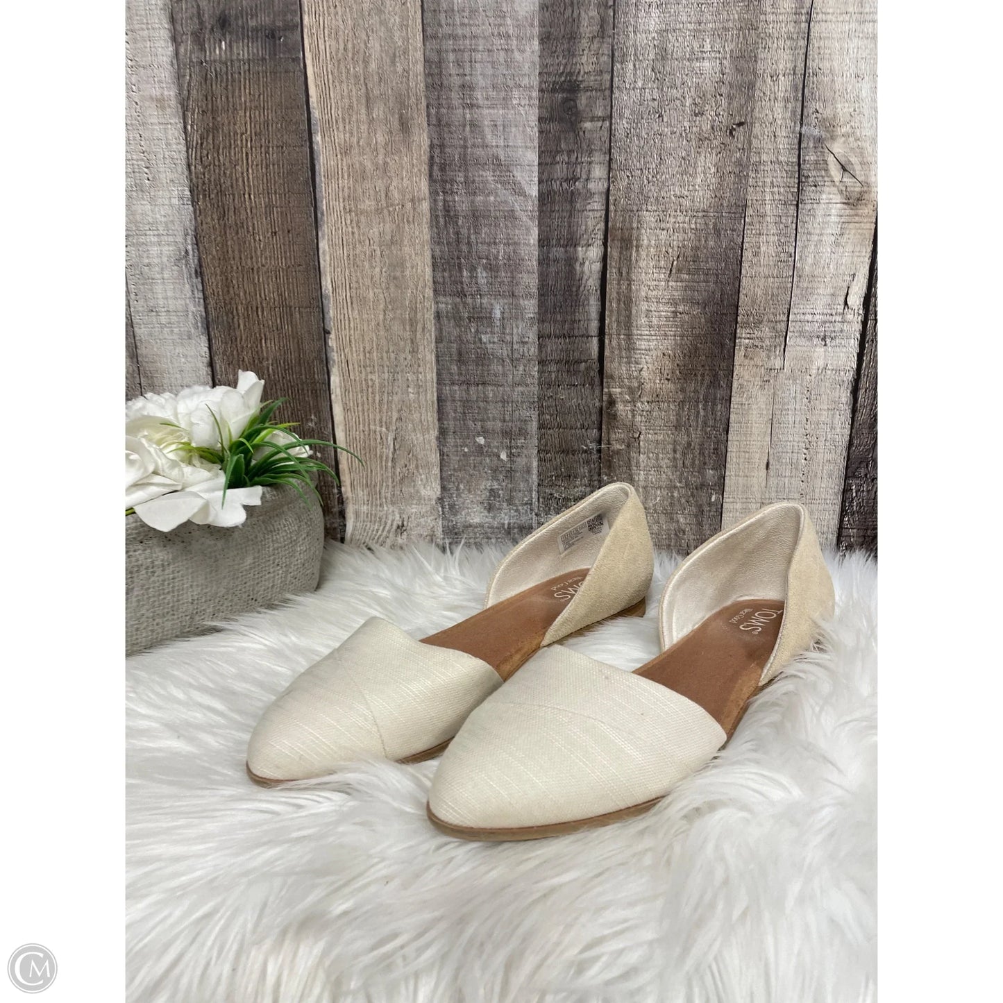 Shoes Flats By Toms In Beige, Size: 7.5
