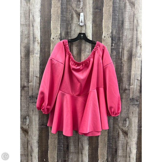 Dress Casual Midi By Boohoo Boutique In Pink, Size: 4x