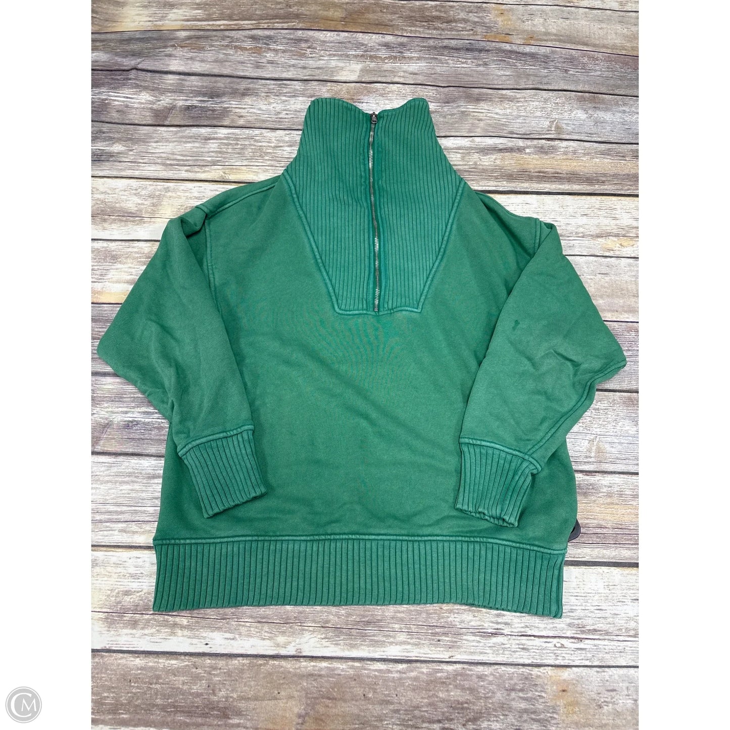 Sweatshirt Collar By Aerie In Green, Size: Xs