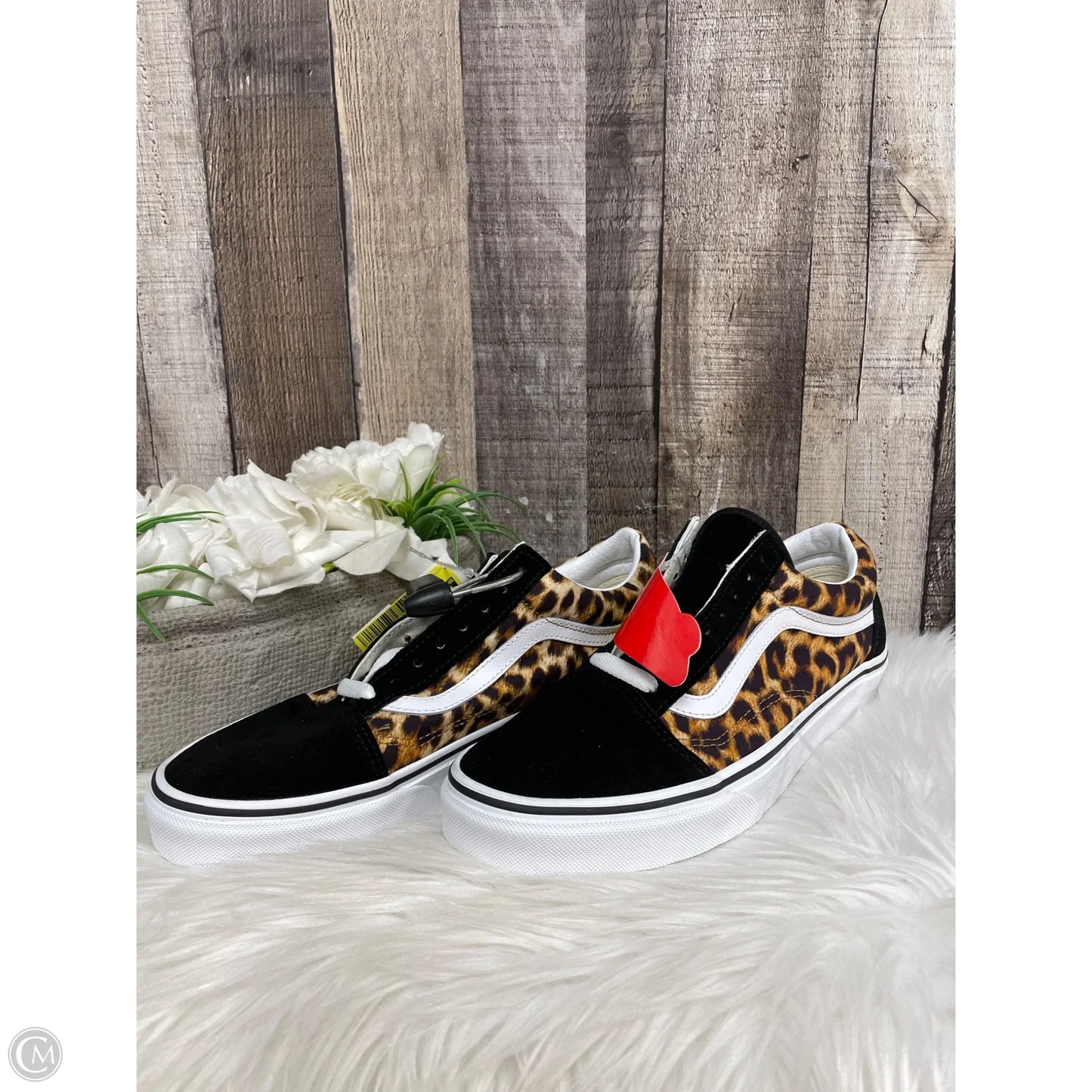 Shoes Athletic By Vans In Animal Print, Size: 7.5