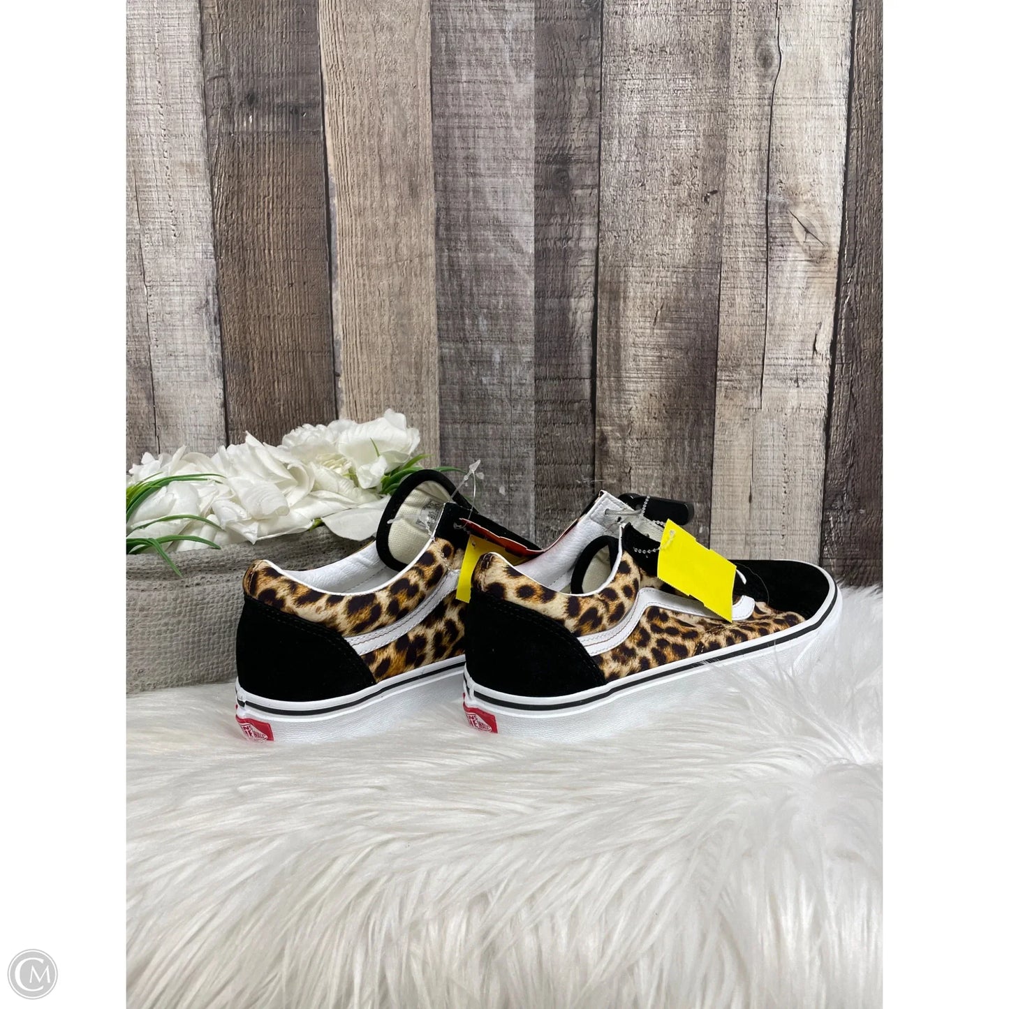 Shoes Athletic By Vans In Animal Print, Size: 7.5