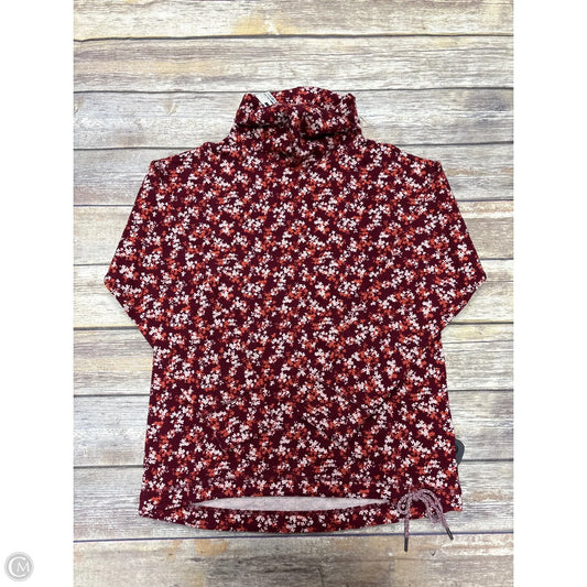 Top Long Sleeve By Lands End In Floral Print, Size: S