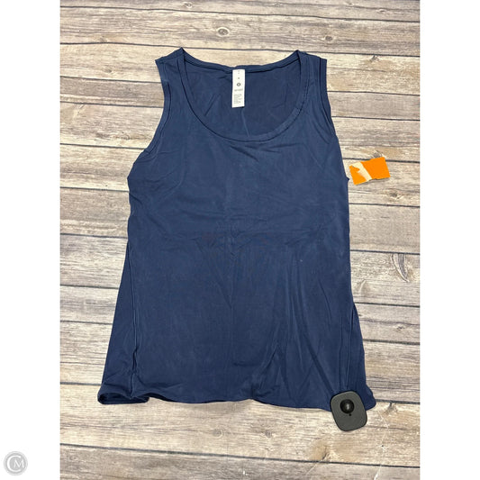 Top Sleeveless By Lululemon In Navy, Size: M