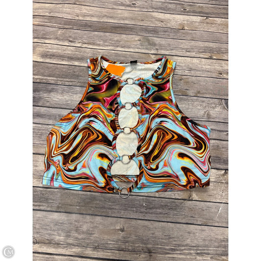 Top Sleeveless By Shein In Multi-colored, Size: L