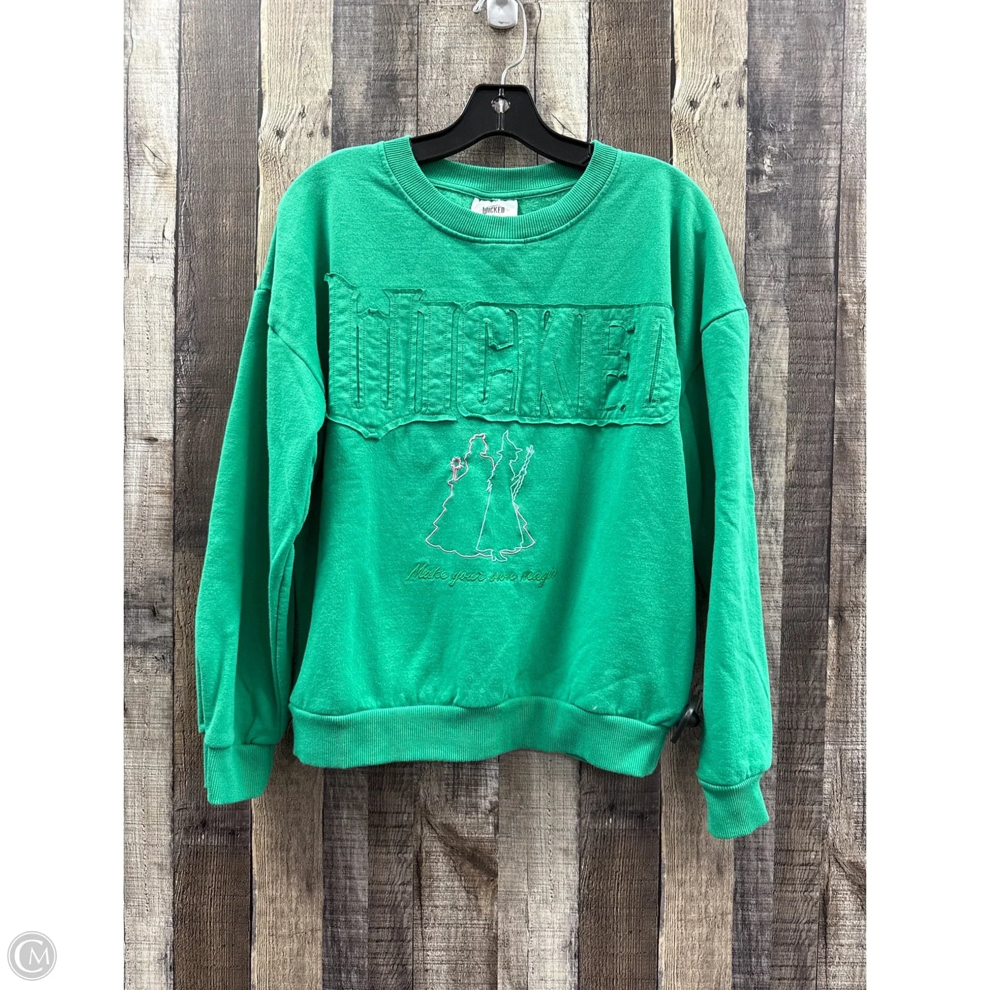 Sweatshirt Crewneck By Cme In Green, Size: L