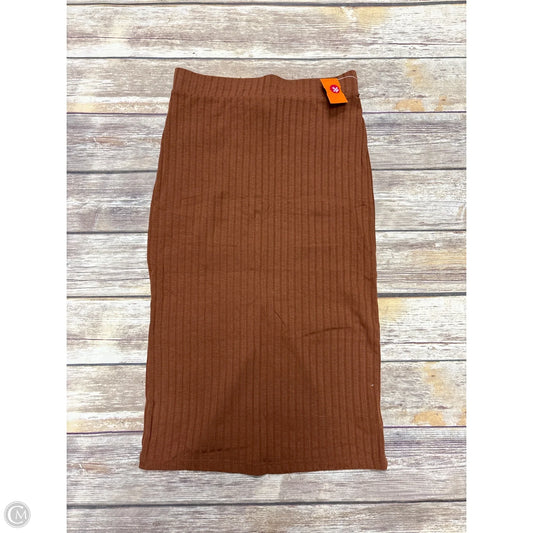 Skirt Maxi By Altard State In Brown, Size: M
