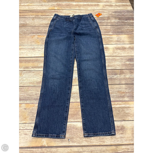 Jeans Straight By Madewell In Blue Denim, Size: 0