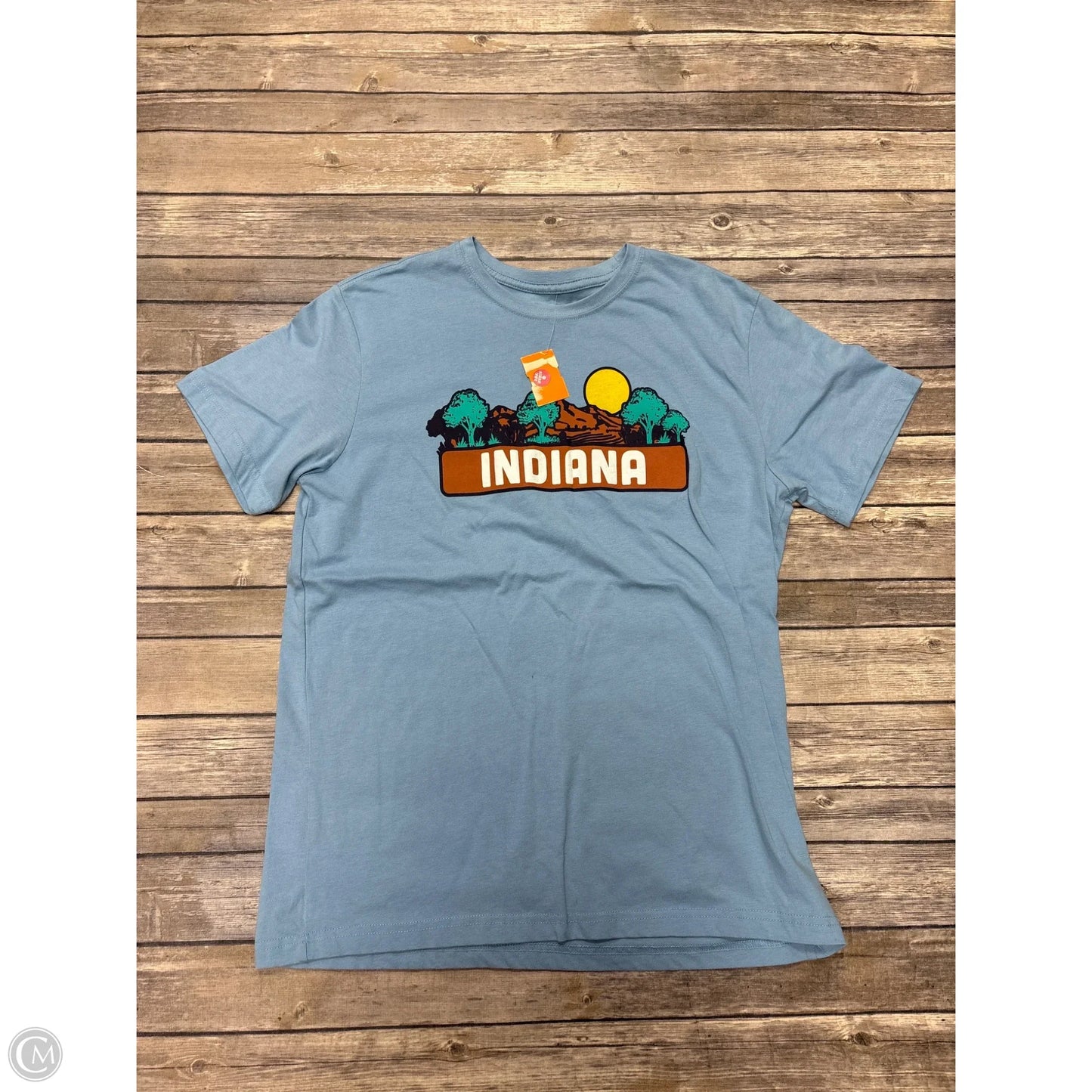 Top Short Sleeve By State Of Mine In Blue, Size: L