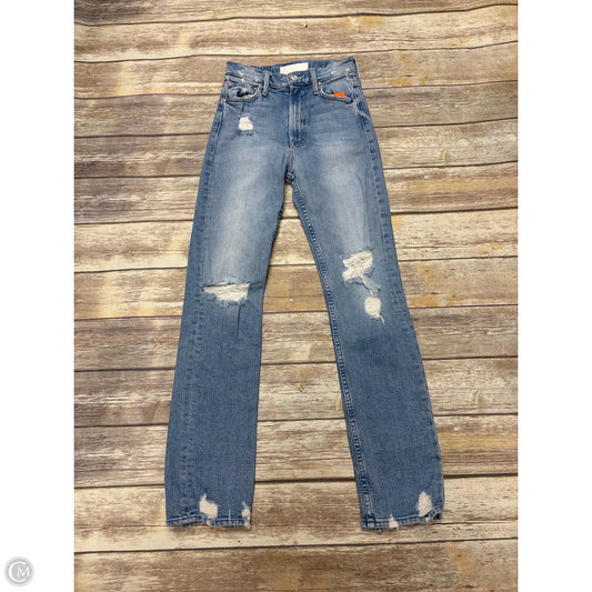 Jeans Skinny By Mother In Blue Denim, Size: 0