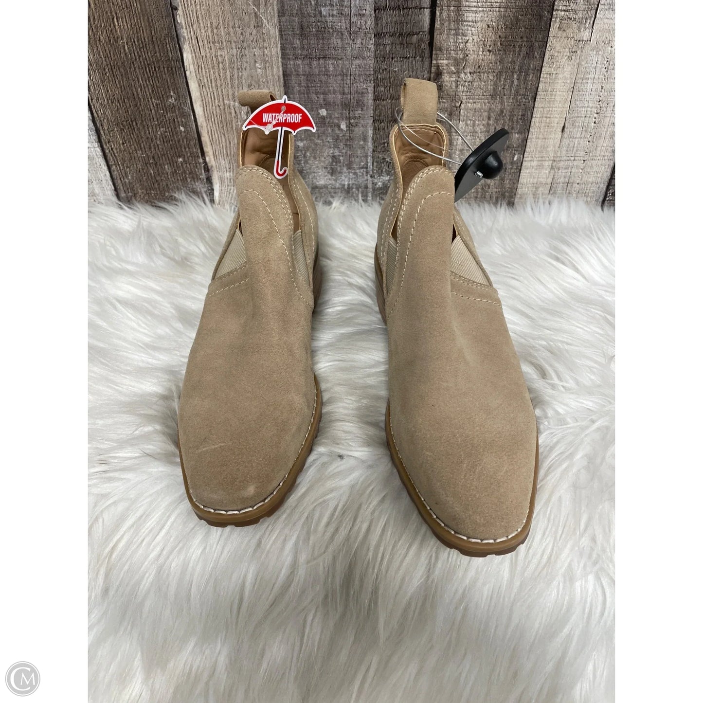 Shoes Heels Block By Blondo In Tan, Size: 5.5