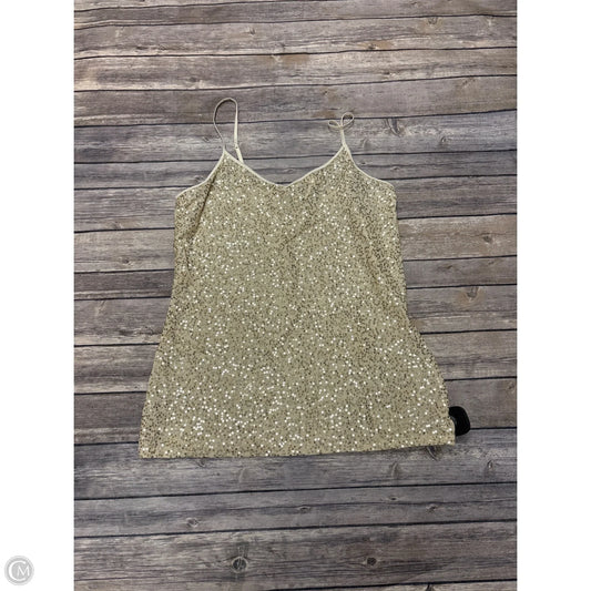 Top Sleeveless By Express In Gold, Size: M