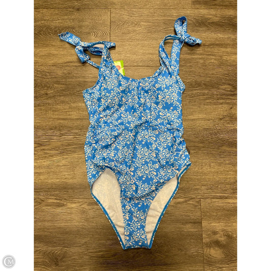 Swimsuit By Cme In Blue, Size: L