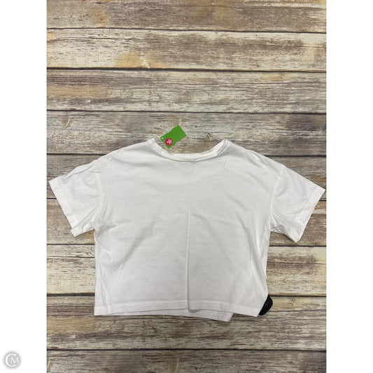 Top Short Sleeve By Cme In White, Size: S