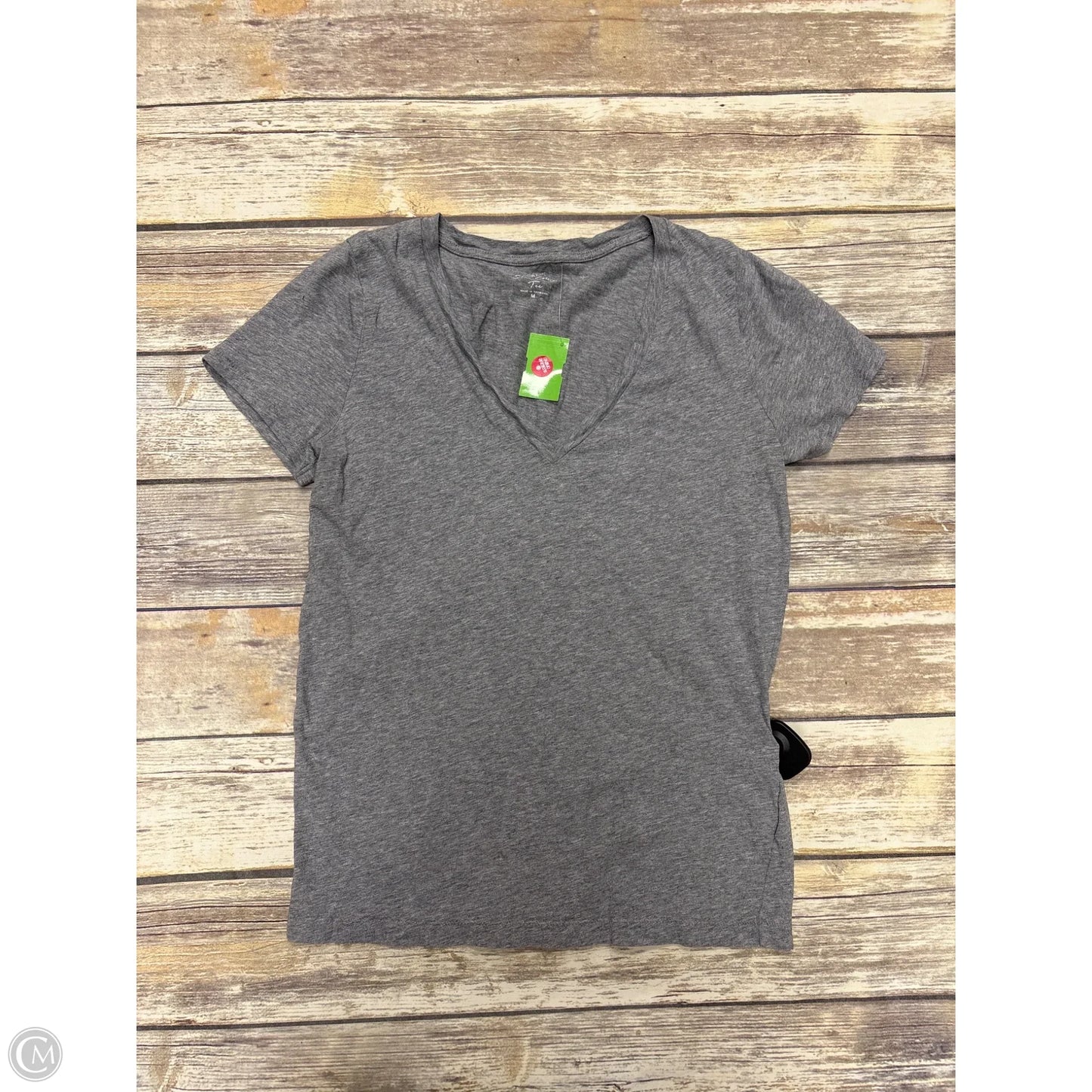 Top Short Sleeve By J. Crew In Grey, Size: M