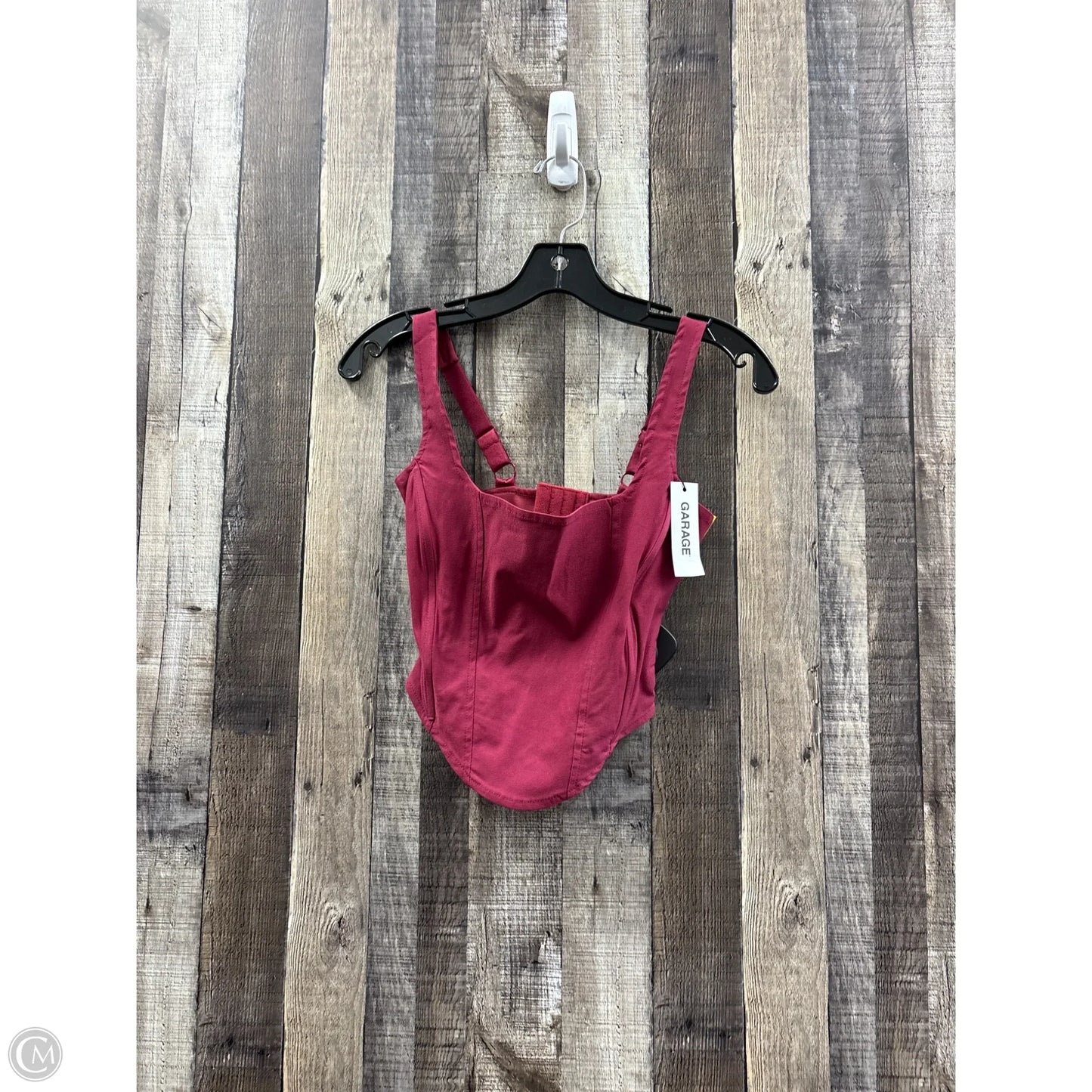Top Sleeveless By Garage In Red, Size: Xxs