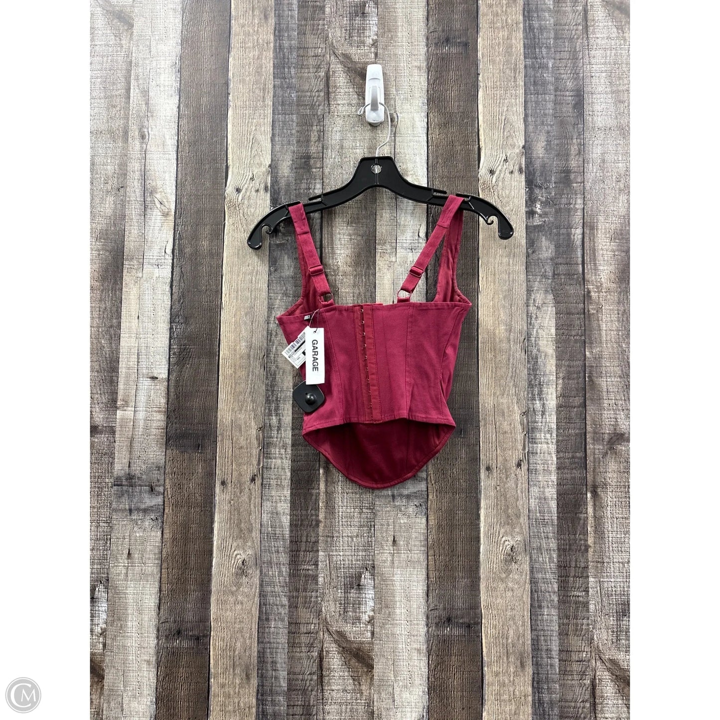 Top Sleeveless By Garage In Red, Size: Xxs