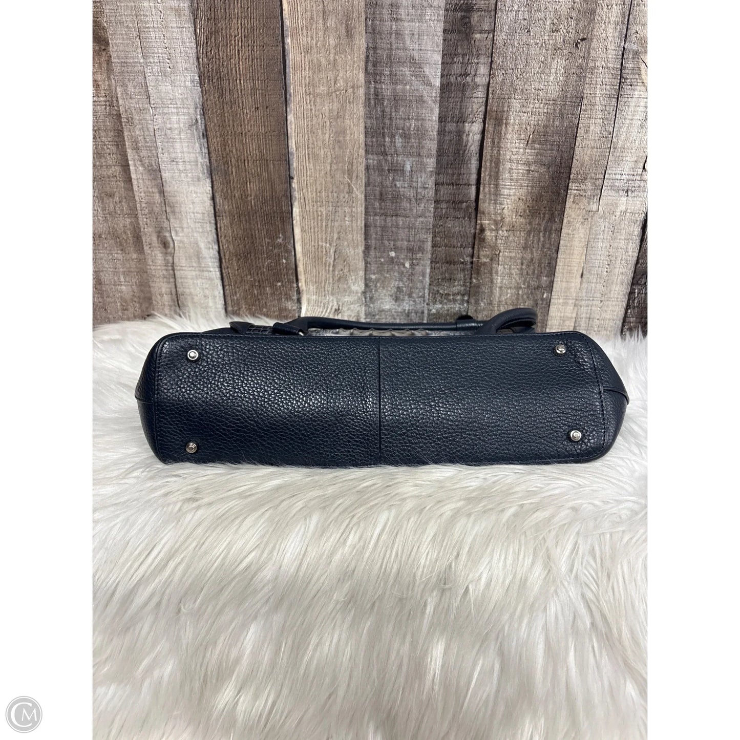Handbag Leather By Cme, Size: Medium