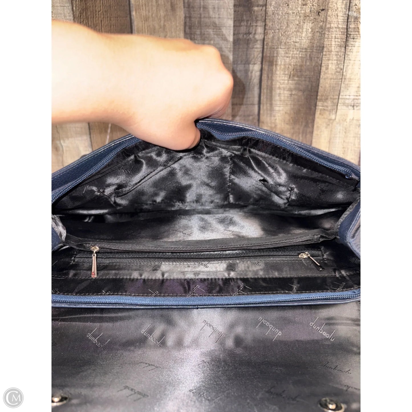 Handbag Leather By Cme, Size: Medium
