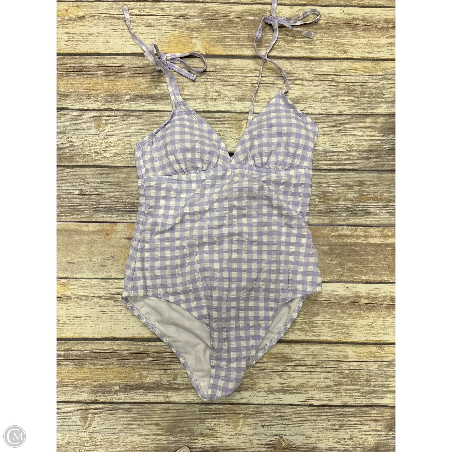 Swimsuit By Kona Sol In Purple & White, Size: M