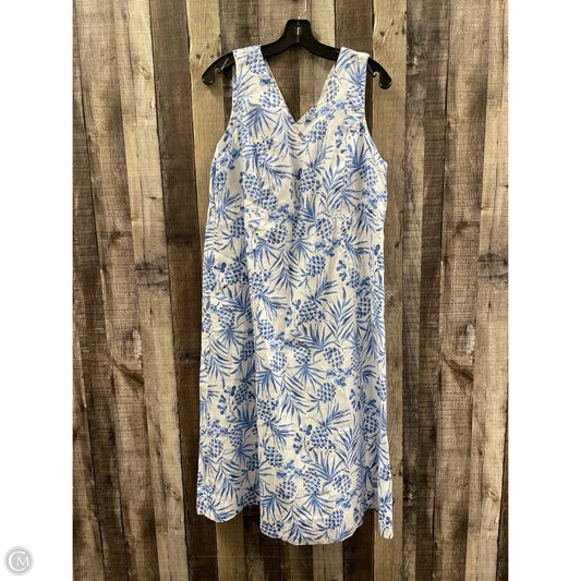 Dress Casual Maxi By J. Jill In Blue, Size: Lp