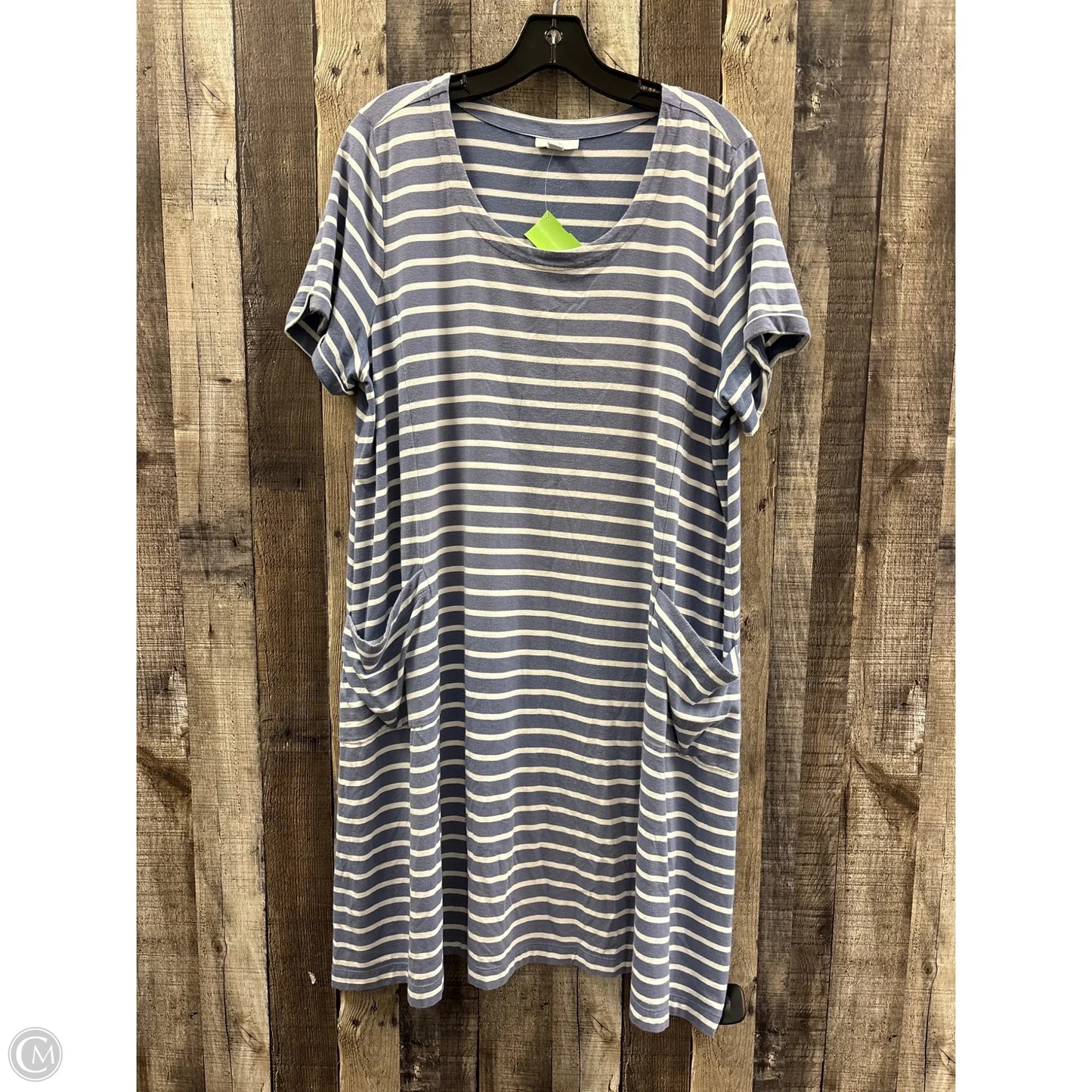 Dress Casual Midi By J. Jill In Striped Pattern, Size: Lp