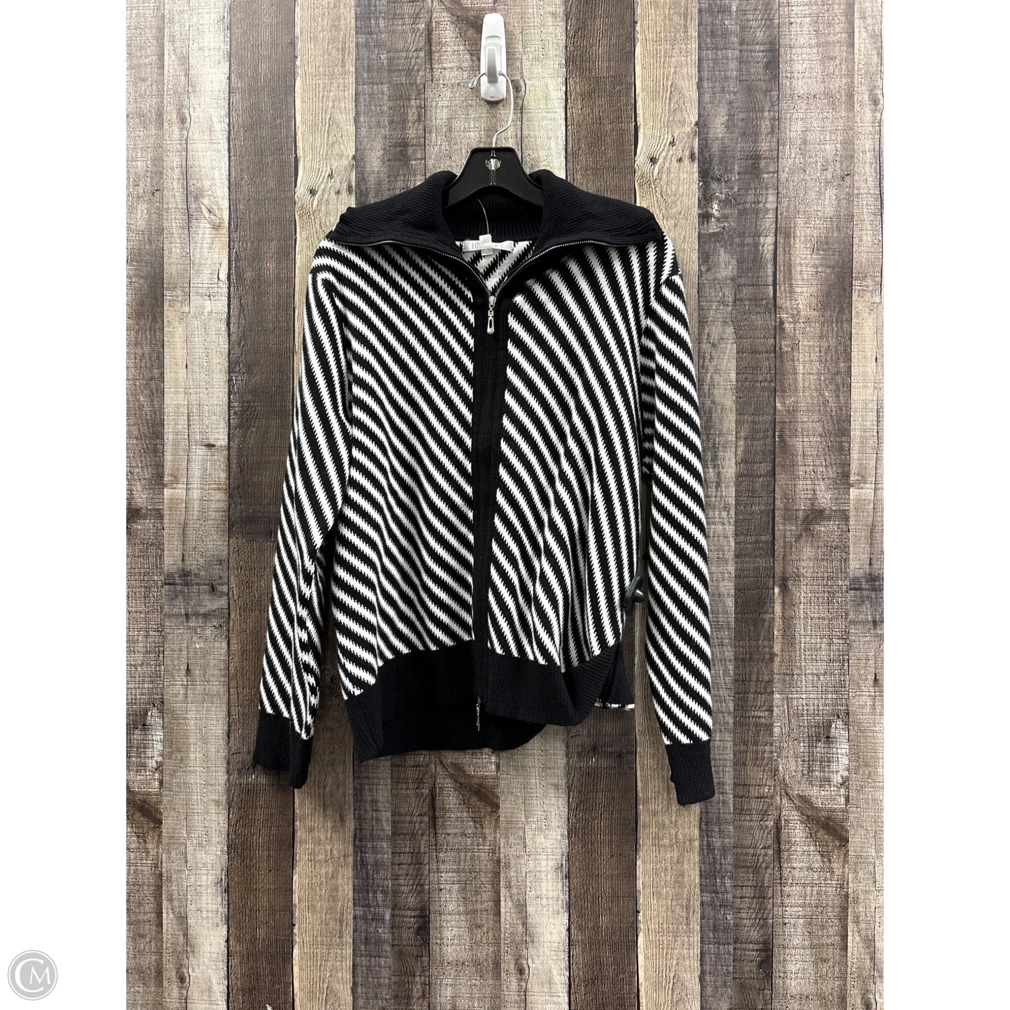 Sweater By Cme In Black & White, Size: M
