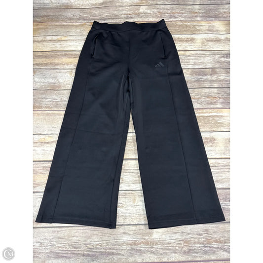 Athletic Pants By Adidas In Black, Size: M