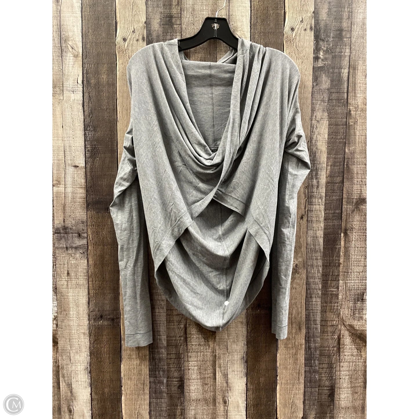 Top Long Sleeve By Lululemon In Grey, Size: M