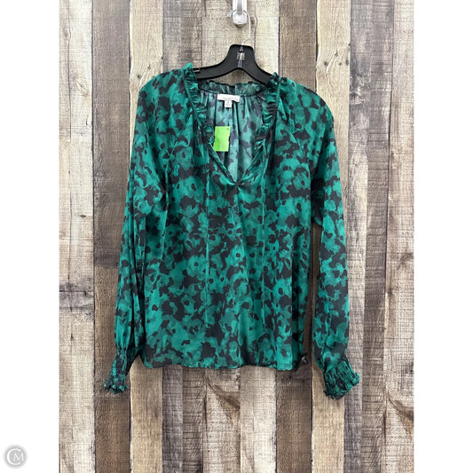 Top Long Sleeve By Allison Joy In Green, Size: S