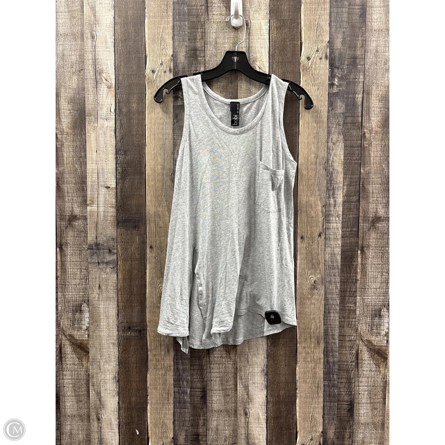 Tank Top By Bobi In Grey, Size: S