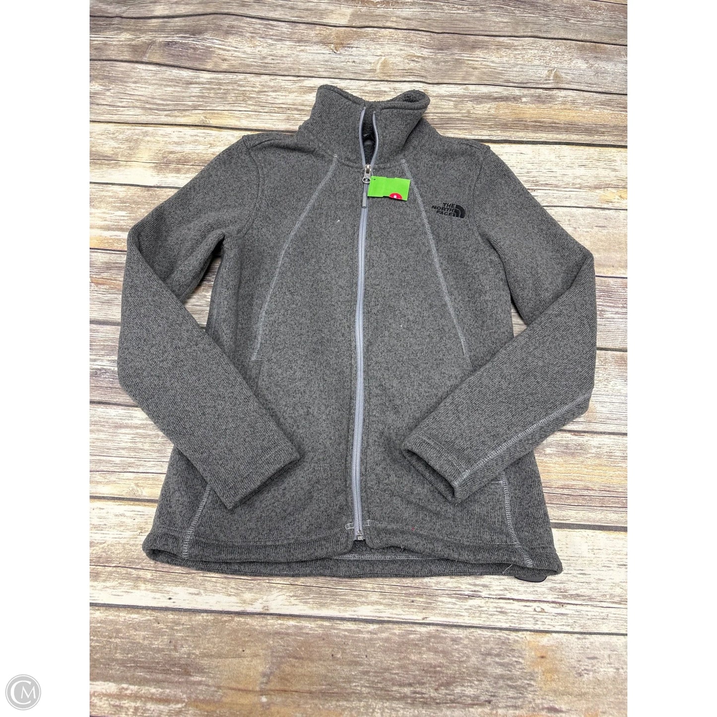 Athletic Jacket By The North Face In Grey, Size: S