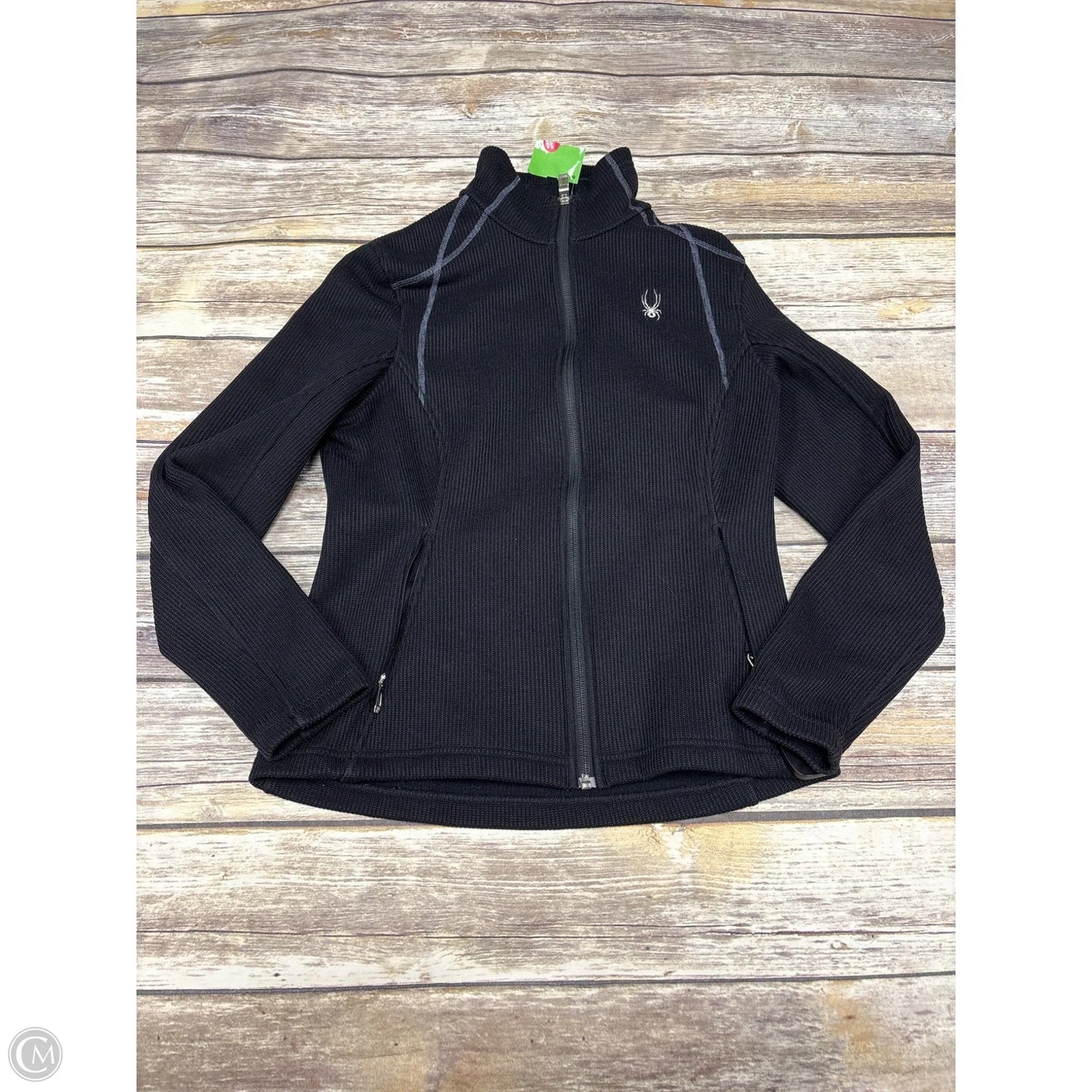Athletic Jacket By Spyder In Black, Size: M