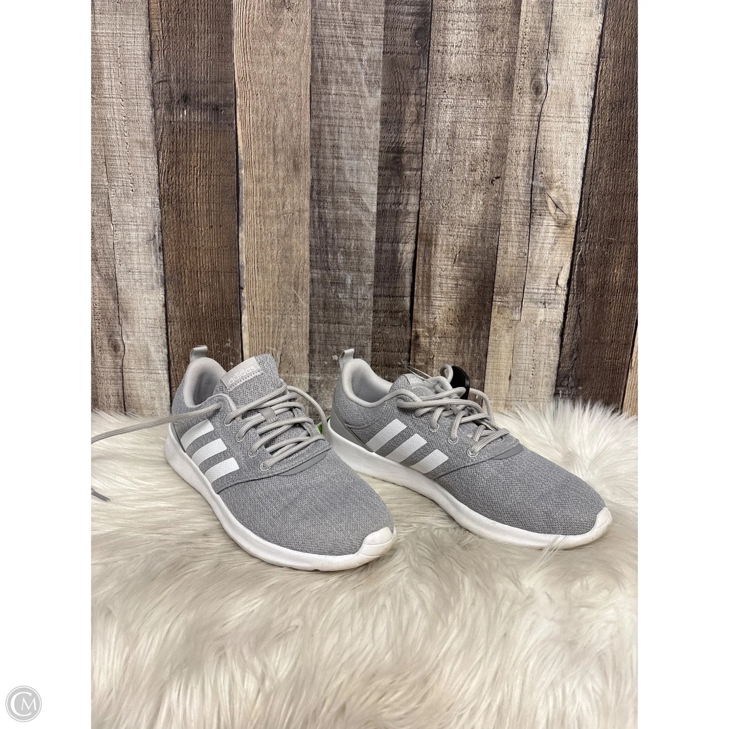 Shoes Athletic By Adidas In Grey, Size: 10