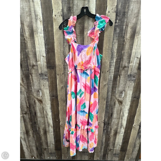 Dress Casual Maxi By Blu Pepper In Multi-colored, Size: Xl