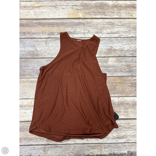 Athletic Tank Top By Calia In Brown, Size: S