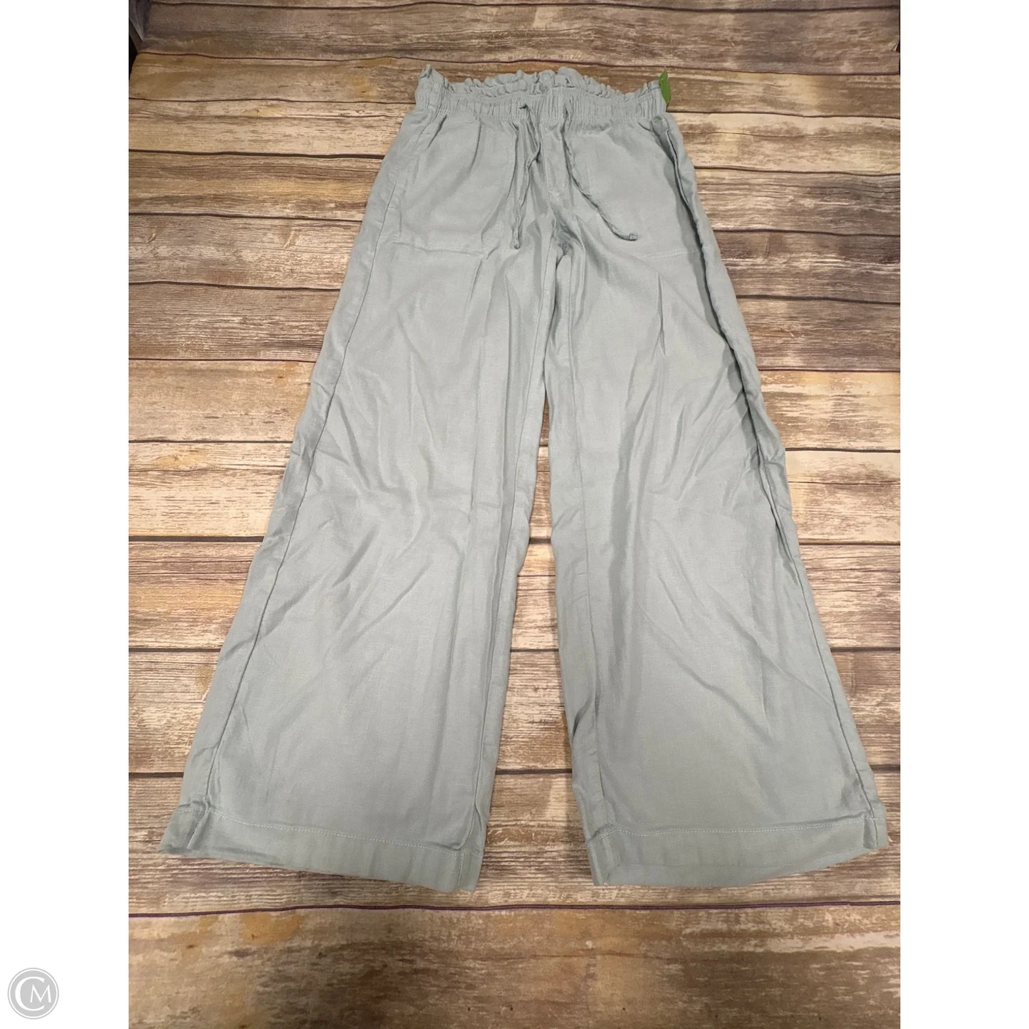 Pants Wide Leg By American Eagle In Green, Size: Xs